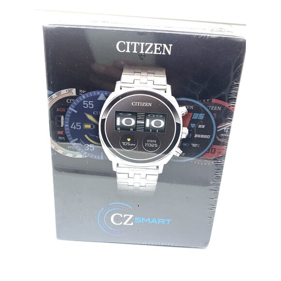 Citizen Men's Watch MX1000-52X CZ Smart Smartwatch Black Dial Stainless Steel - Picture 7 of 7